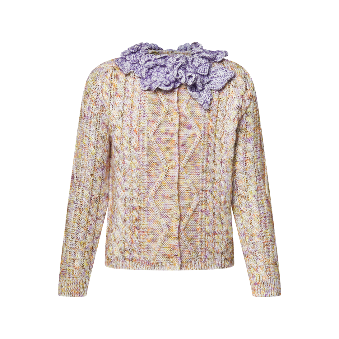 Louis Vuitton 多色カーディガン ニットフラワー カラー カーディガン ｜ルイ・ヴィトン 公式サイト